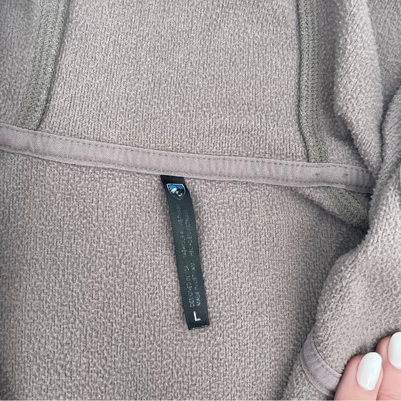 KUHL Women’s Freethinkr Hoodie full zip sweatshirt dusty purple size: Large - Picture 10 of 14